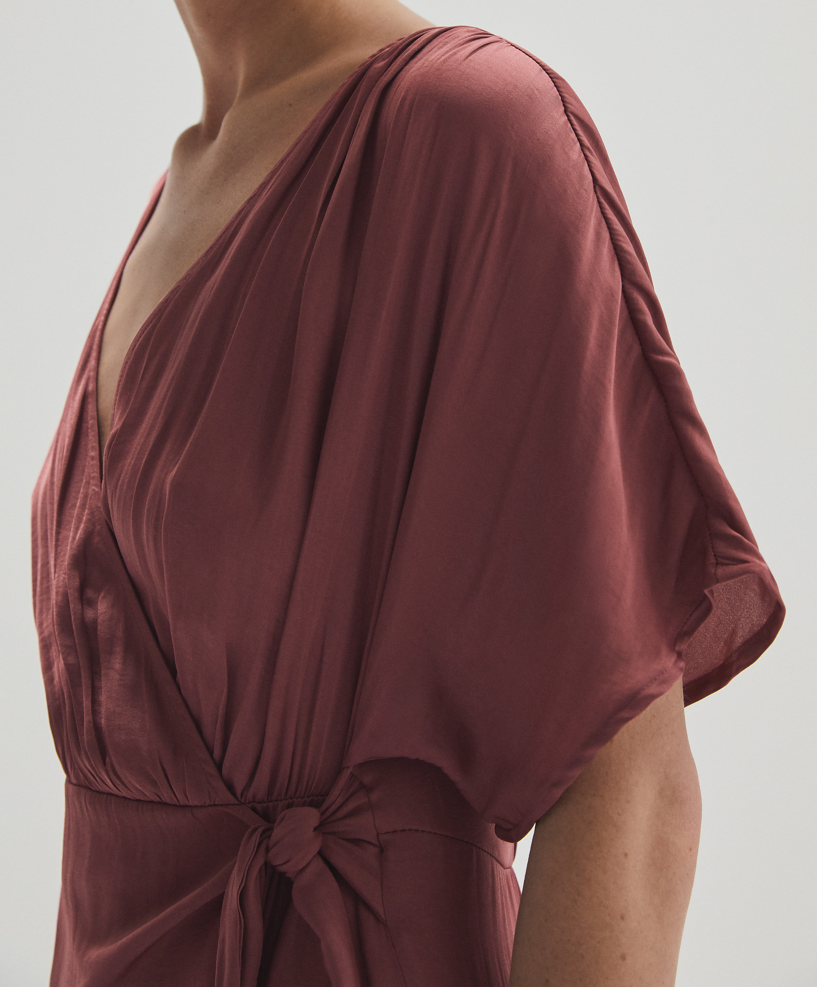 Satin wrap dress - View all - Join life ...